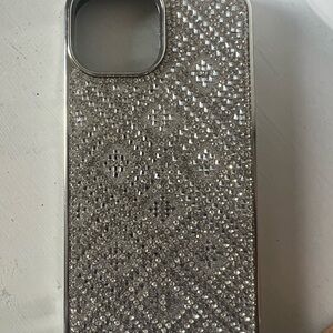 Silver Glitter Phone Case iPhone 13